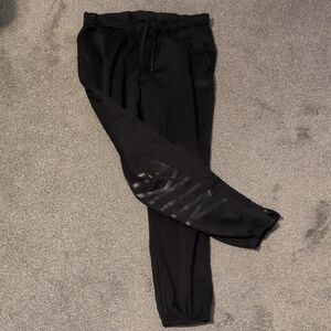Nike Women's Black Zip Joggers Size Medium